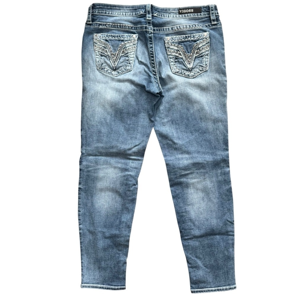 Vigoss Chelsea Skinny Jeans Womens 11/12 Heritage Fit Stretch Denim Mid Rise